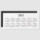 2021 calendar template | Zazzle