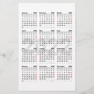 Create your own 2022 calendar  flyer