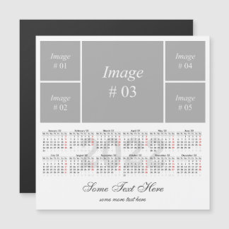 Create your own 2022 calendar Magnetic card