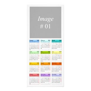 Create your own 2022 calendar rack card