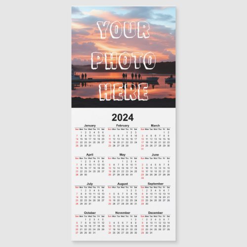 Create your own 2024 Photo Magnetic Calendar Card