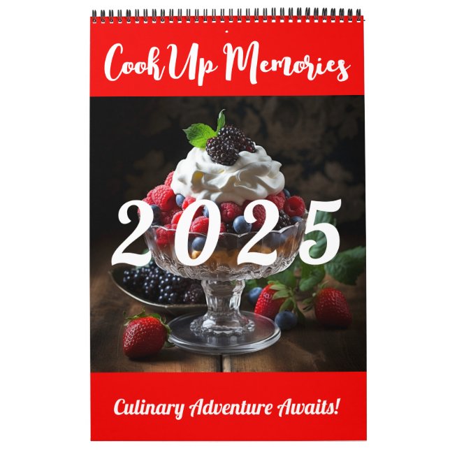 create Your Own 2025 Personal Recipe Photo Calendar (Cover)