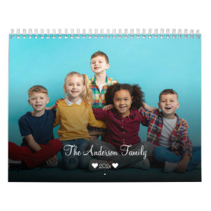 create your own 2025 Simple Custom Photo Collage  Calendar