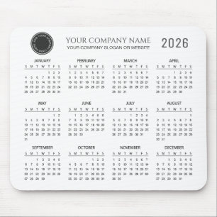 Create Your Own 2026 Company Calendar Mouse Pad