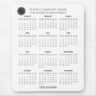 Create Your Own 2026 Company Calendar Mousepad