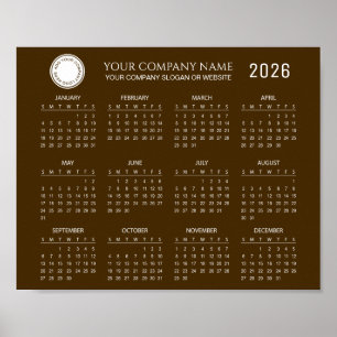 Create Your Own 2026 Company Calendar    Poster