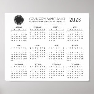 Create Your Own 2026 Company Calendar    Poster