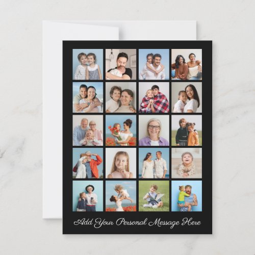 Create Your Own 20 Photo Collage Add Your Greeting Card