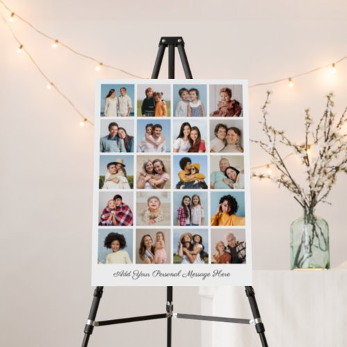 Create Your Own 20 Photo Collage Add Your Greeting Foam Board