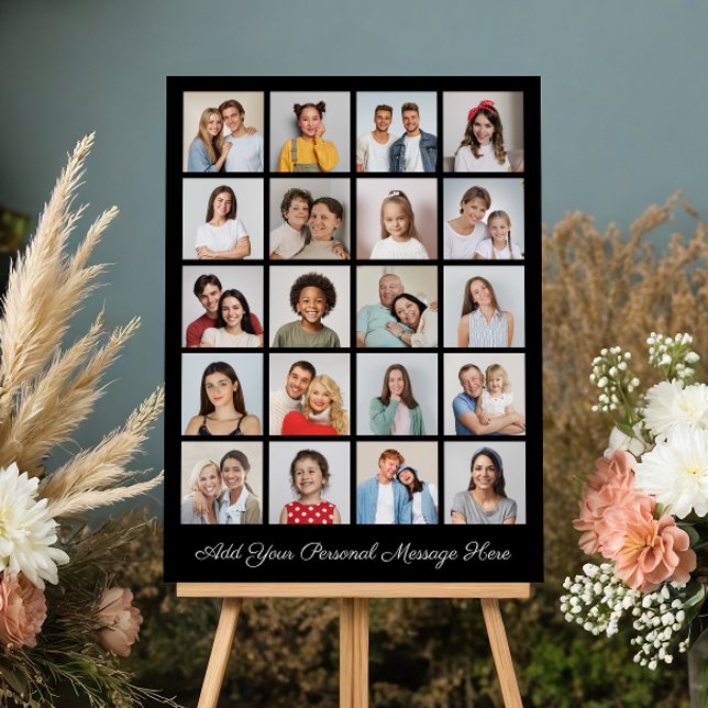 Create Your Own 20 Photo Collage Add Your Greeting Foam Board (20 Photo Collage Add Your Own Greeting Foam Board)