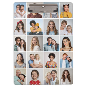 Create Your Own 20 Photo Collage Clipboard