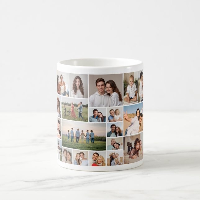 Create Your Own 20 Photo Collage  Coffee Mug (Center)