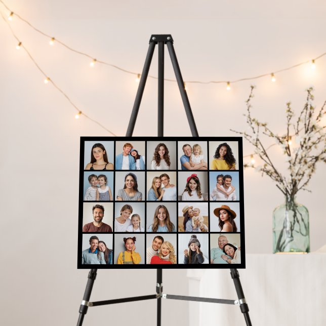 Create Your Own 20 Photo Collage Foam Board (In Situ (Stand))