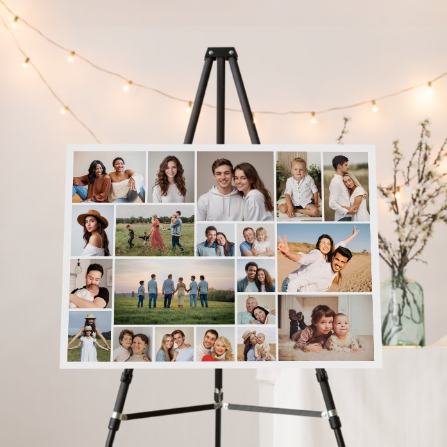 Create Your Own 20 Photo Collage Foam Board (In Situ (Stand))