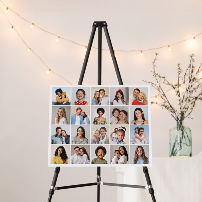 Create Your Own 20 Photo Collage Foam Board (In Situ (Stand))