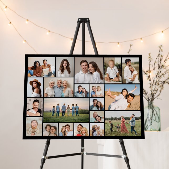 Create Your Own 20 Photo Collage Foam Board (In Situ (Stand))