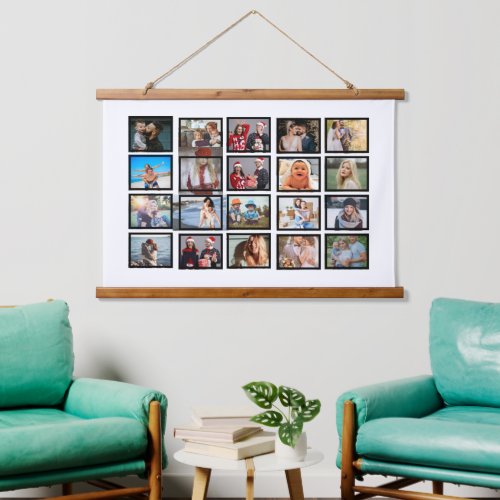 Create your own 20 Photo Collage Hanging Tapestry