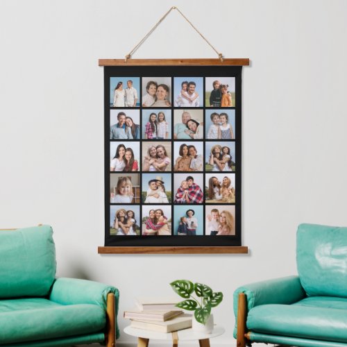 Create Your Own 20 Photo Collage Hanging Tapestry