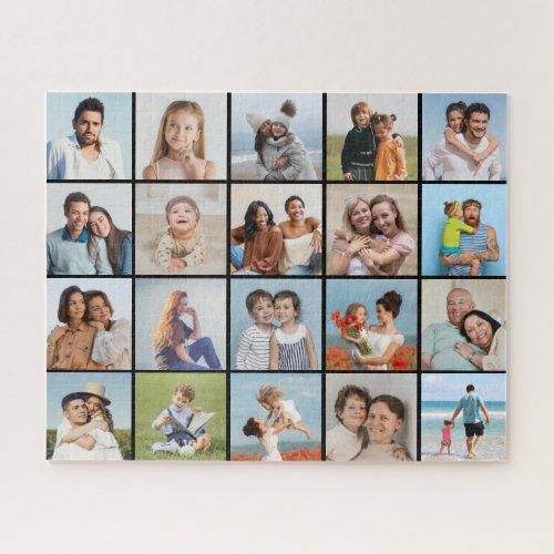 Create Your Own 20 Photo Collage Jigsaw Puzzle