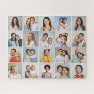 Create Your Own 20 Photo Collage Jigsaw Puzzle