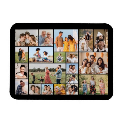 Create Your Own 20 Photo Collage Magnet