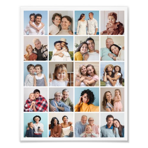 Create Your Own 20 Photo Collage Photo Enlargement