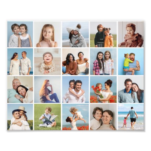 Create Your Own 20 Photo Collage Photo Enlargement