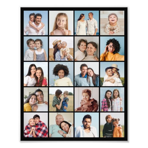 Create Your Own 20 Photo Collage Photo Enlargement