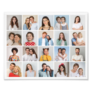Create Your Own 20 Photo Collage Photo Enlargement Print