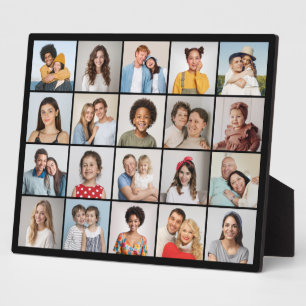 Create Your Own 20 Photo Collage Plaque