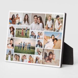 Create Your Own 20 Photo Collage Plaque