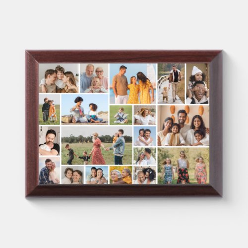 Create Your Own 20 Photo Collage Plaque