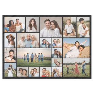 Create Your Own 20 Photo Collage Tablecloth