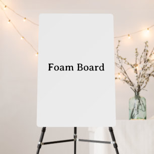 Create Your Own 20" x 30" Round Foam Board