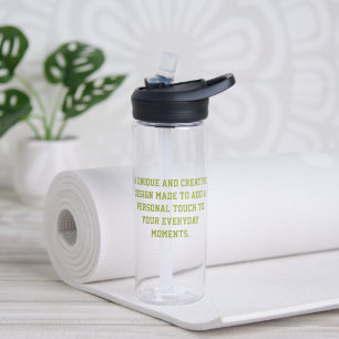 Create Your Own 20oz Clear Water Bottle