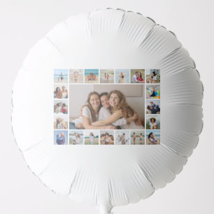 Create Your Own 21 Photo Collage Editable Color Balloon