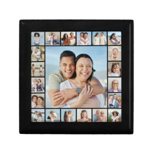Create Your Own 21 Photo Collage Gift Box