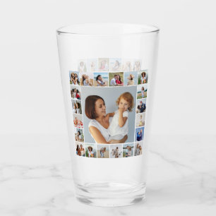 Create Your Own 21 Photo Collage Glass