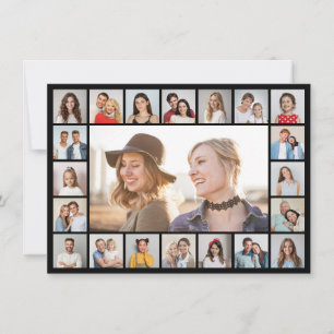 Create Your Own 21 Photo Collage  Holiday Card
