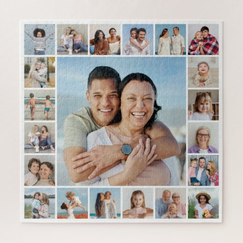 Create Your Own 21 Photo Collage Jigsaw Puzzle