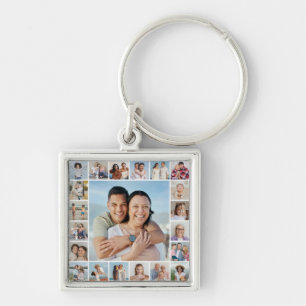 Create Your Own 21 Photo Collage Keychain