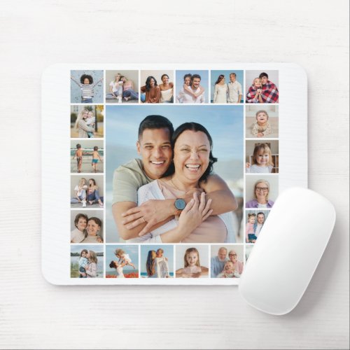 Create Your Own 21 Photo Collage Mouse Pad
