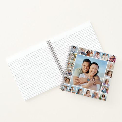 Create Your Own 21 Photo Collage Notebook