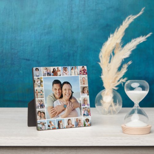 Create Your Own 21 Photo Collage Plaque