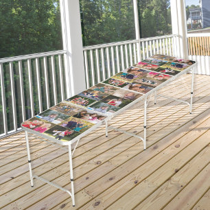 Create Your Own 24 Photo Collage Beer Pong Table