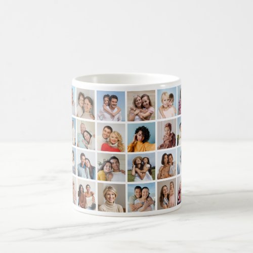 Create Your Own 24 Photo Collage Coffee Mug