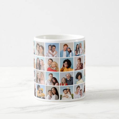 Create Your Own 24 Photo Collage Coffee Mug