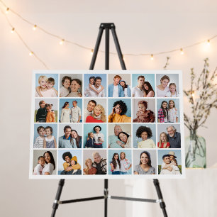 Create Your Own 24 Photo Collage Foam Board