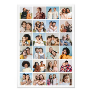 Create Your Own 24 Photo Collage Photo Enlargement Print