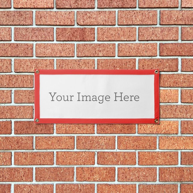 Custom 24" x 10.5" Rectangle Banner Pennant (Insitu 1)